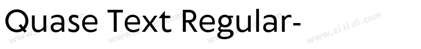 Quase Text Regular字体转换 Quase Text Regular字体转换